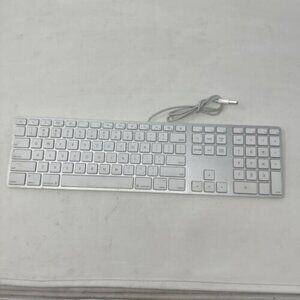 Genuine Apple Aluminum USB Keyboard w/ Numeric Keypad 2171 A1243 OEM